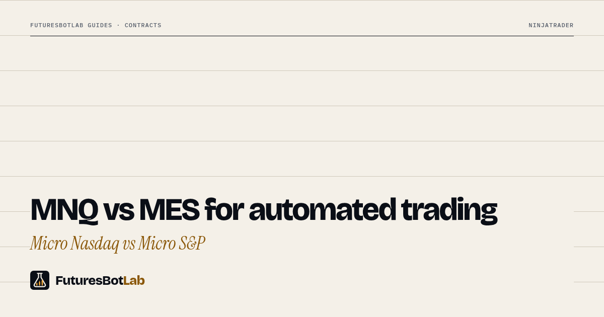 MNQ vs MES for automated trading: cover illustration